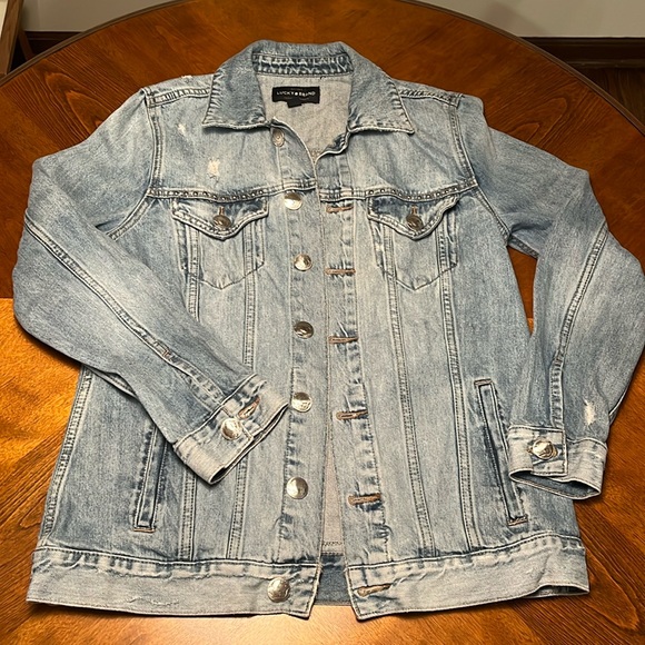 Lucky Brand Jean Jacket Buffalo 🦬 Buttons - Picture 3 of 12